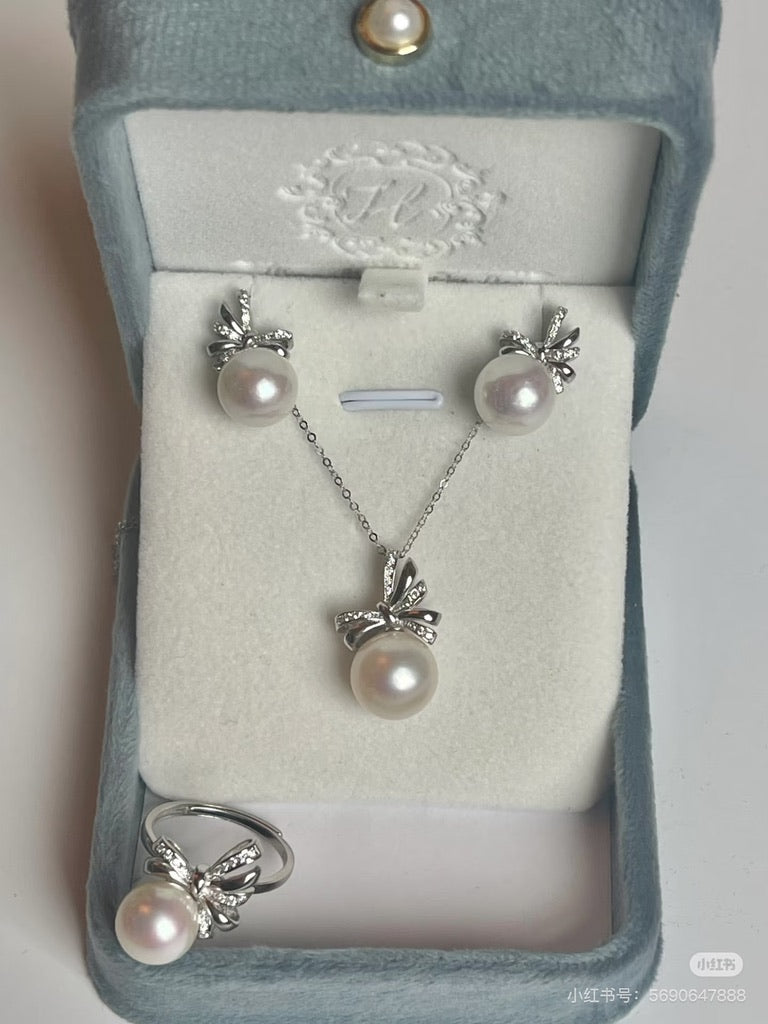 Grace in Bloom - Pearl Jewelry Set