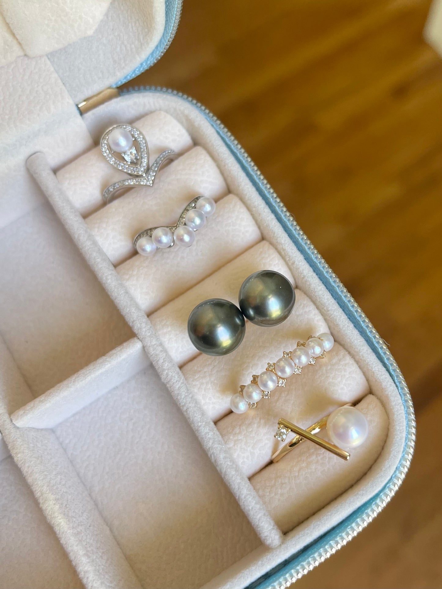 Aurora Crown Pearl Ring